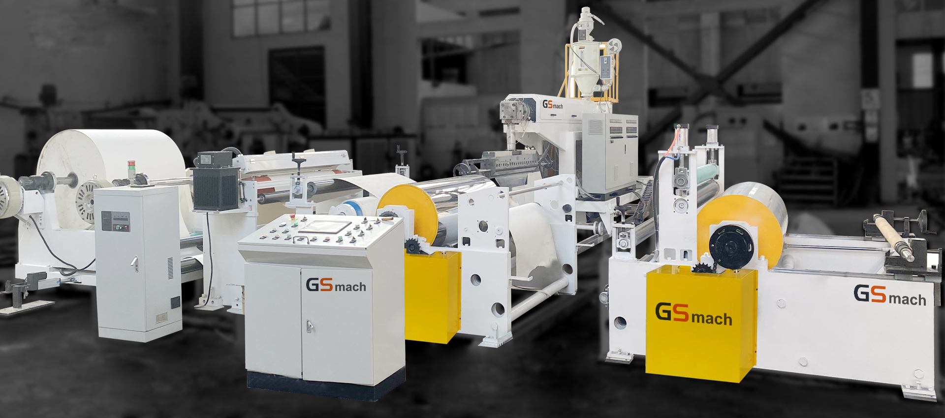 Machine de stratification en plastique