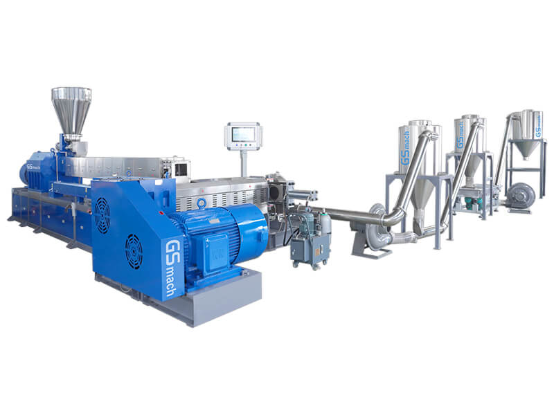 Extrudeuse à vis à deux étages